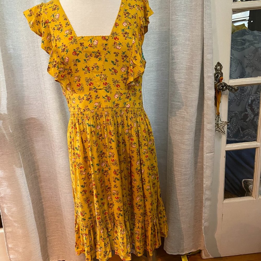 Matilda Jane Yellow Dress Size Large